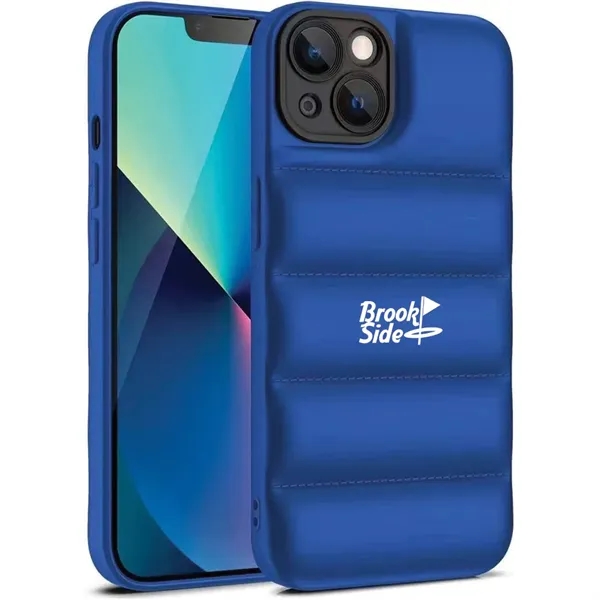 Puffer jacket inspired case for iPhones.... from ASI 39552 BEL Promo