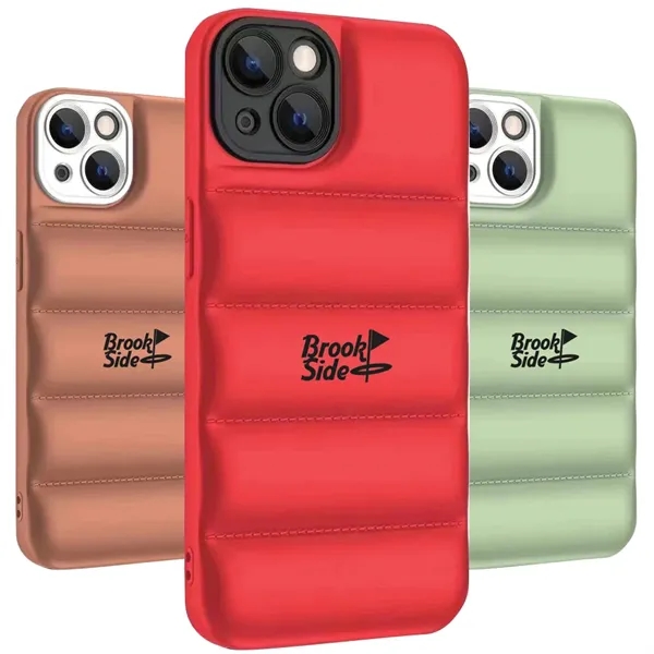 Puffer jacket inspired case for iPhones.... from ASI 39552 BEL Promo