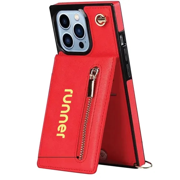 Crossbody lanyard/leather phone wallet for an iPhone.... from ASI 39552 BEL Promo