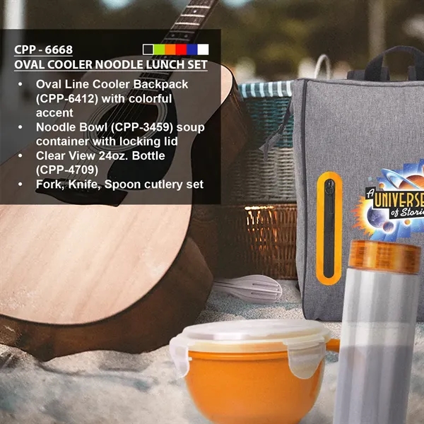 Oval Cooler Noodle Lunch Set... from ASI 30208 A P Specialties / AP Specialties