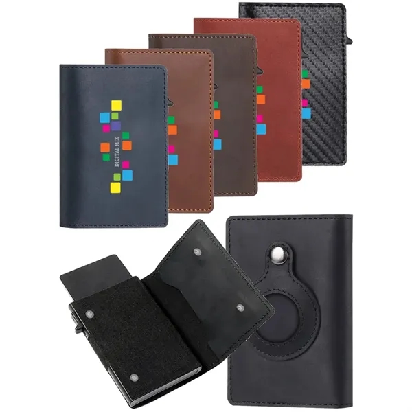 RFID blocking card wallet with Airtag pocket.... from ASI 39552 BEL Promo