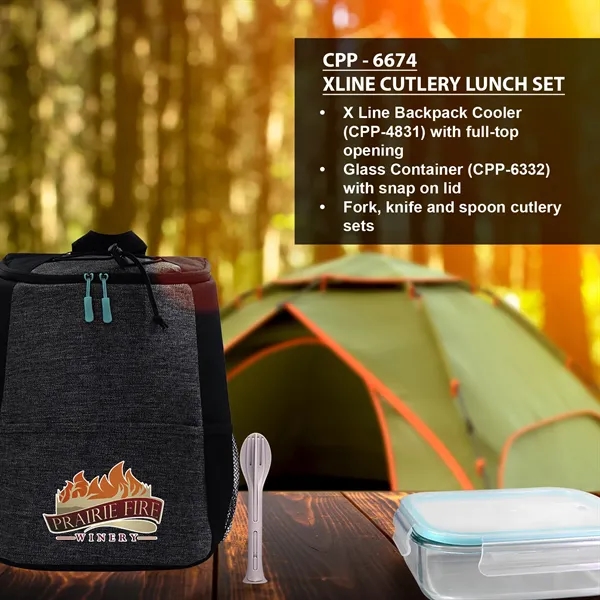 X Line Cutlery Lunch Set... from ASI 30208 A P Specialties / AP Specialties