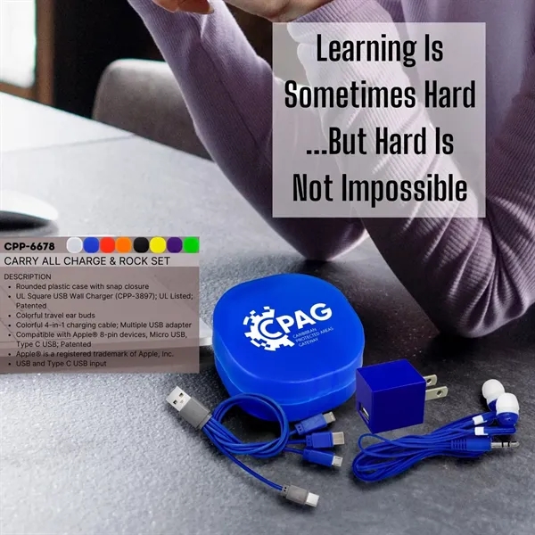 Carry All Charge & Rock Set... from ASI 30208 A P Specialties / AP Specialties