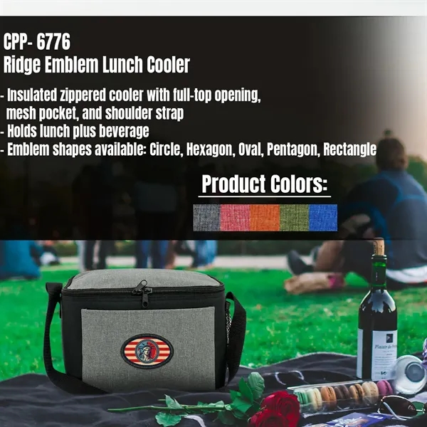 RIDGE EMBLEM LUNCH COOLER... from ASI 30208 A P Specialties / AP Specialties