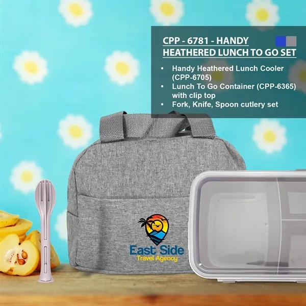 Handy Heathered Lunch To Go Set... from ASI 30208 A P Specialties / AP Specialties