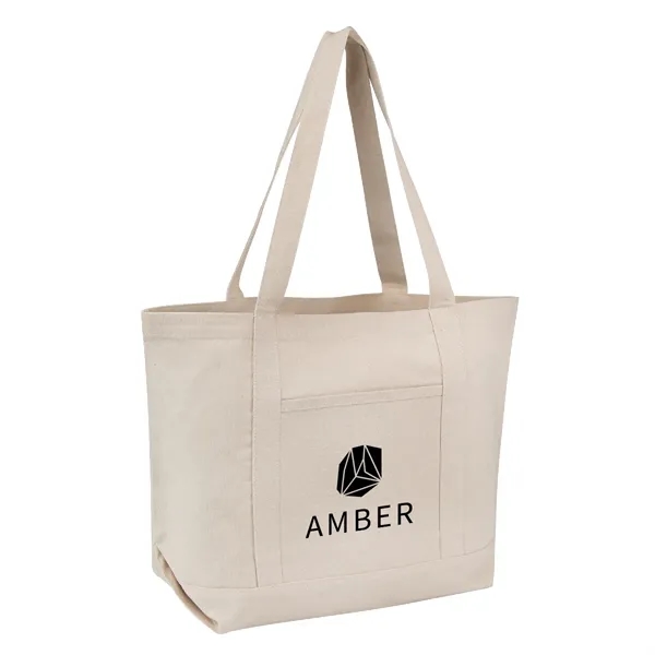 7" x 21" x 14" recycled cotton canvas tote bag with... from ASI 61125 Hit Promotional Products / Hit®