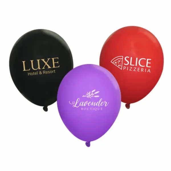Standard 9" latex balloon that's helium quality, 100% biodegradable and customizable.... from ASI 55675 Galaxy Balloons Inc / Galactic Fun Time Line