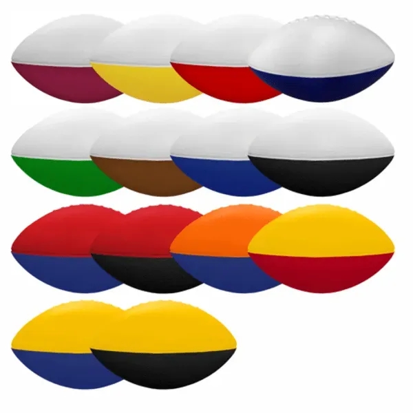 7" foam football with two-tone color design and customization.... from ASI 55675 Galaxy Balloons Inc / Galactic Fun Time Line