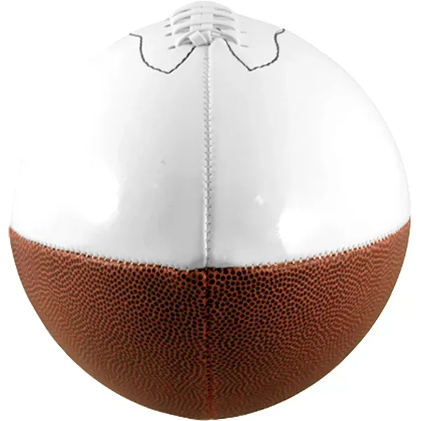 8" mini synthetic leather signature football with white autograph panels.... from ASI 55675 Galaxy Balloons Inc / Galactic Fun Time Line