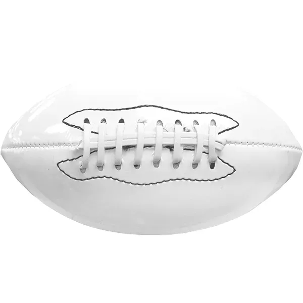 10" mid-size synthetic leather signature football with white autograph panels.... from ASI 55675 Galaxy Balloons Inc / Galactic Fun Time Line