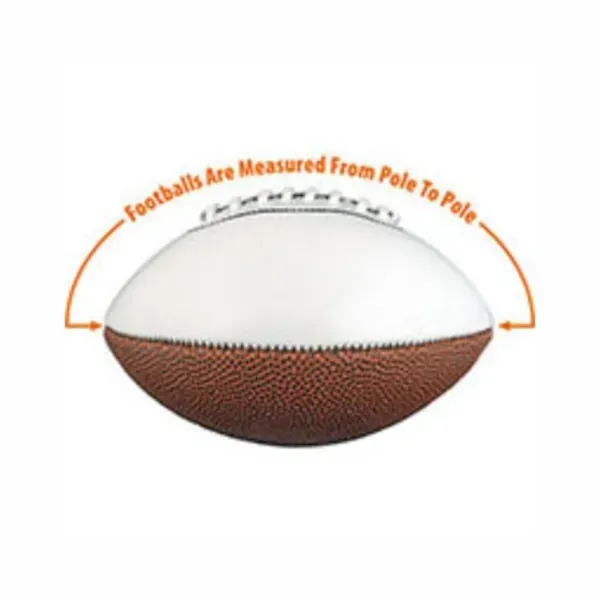 10" mid-size synthetic leather signature football with white autograph panels.... from ASI 55675 Galaxy Balloons Inc / Galactic Fun Time Line