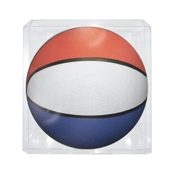 Full size rubber basketball (29.5" when inflated) with red, white and... from ASI 55675 Galaxy Balloons Inc / Galactic Fun Time Line
