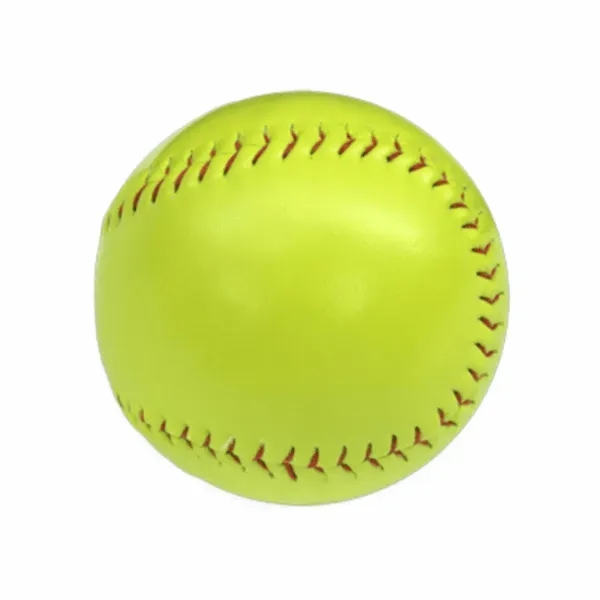 Optic yellow synthetic leather softball with customization.... from ASI 55675 Galaxy Balloons Inc / Galactic Fun Time Line