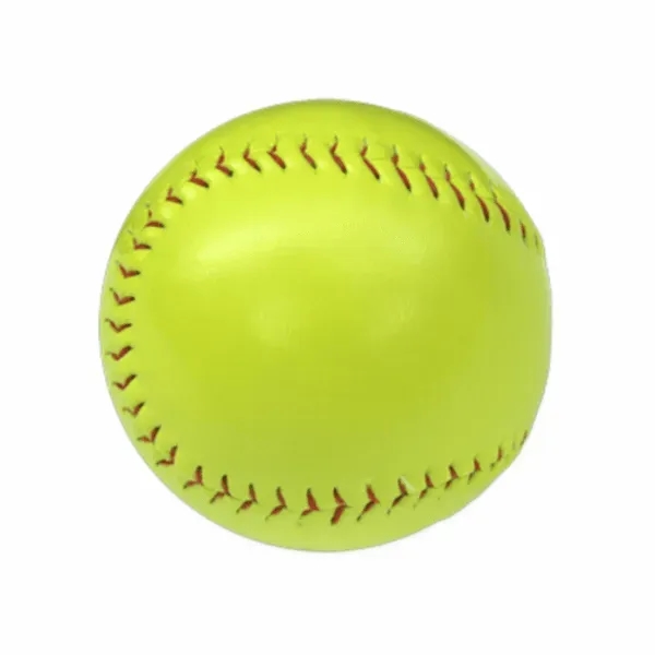 Optic yellow synthetic leather softball with customization.... from ASI 55675 Galaxy Balloons Inc / Galactic Fun Time Line