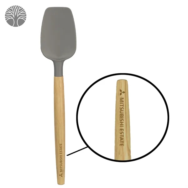 Silicone spatula with wooden handle.... from ASI 57653 Gold Bond