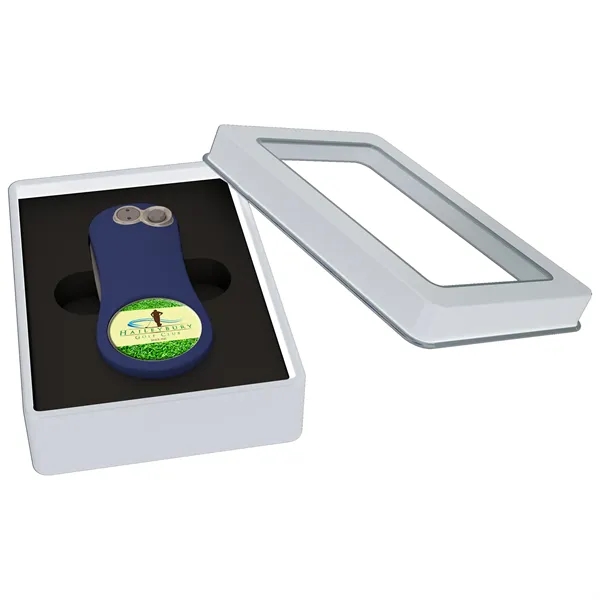 Divot tool with a window box and ball marker.... from ASI 57653 Gold Bond