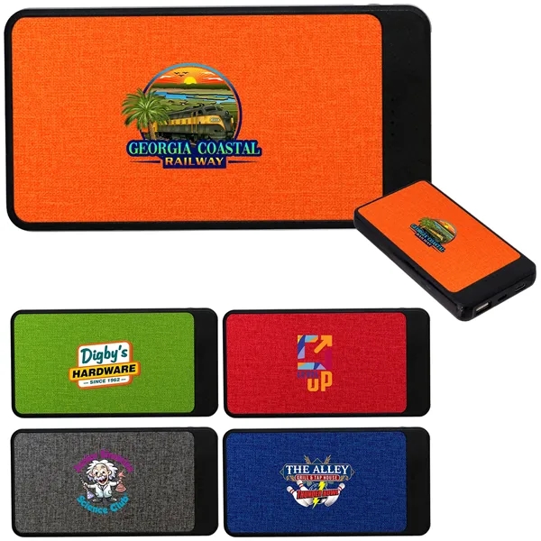 UL HEATHER HIGH DENSITY RAV POWER BANK... from ASI 30208 A P Specialties / AP Specialties