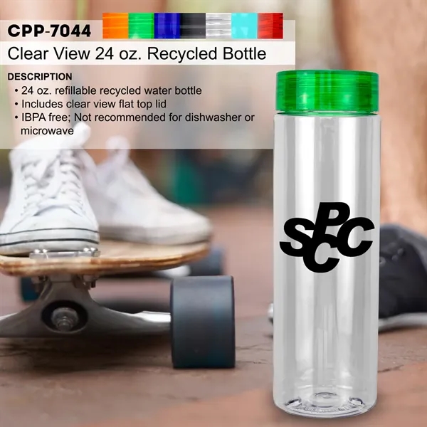 Clear View 24 oz. Recycled Bottle... from ASI 30208 A P Specialties / AP Specialties