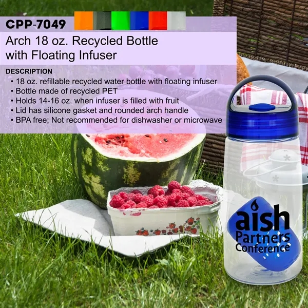 Arch 18 oz. Recycled Bottle with Floating Infuser... from ASI 30208 A P Specialties / AP Specialties