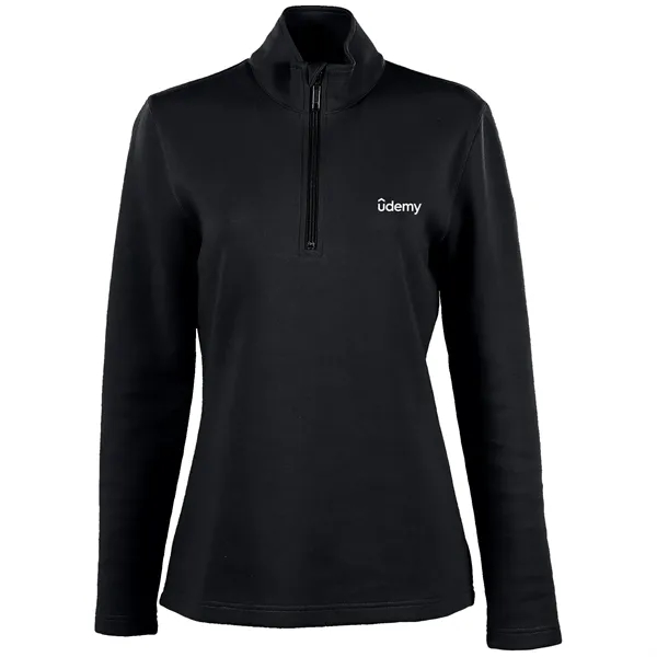 Women's fleece with a 1/4 zip, UV protection, and pill and... from ASI 57653 Gold Bond