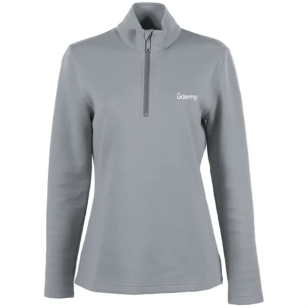 Women's fleece with a 1/4 zip, UV protection, and pill and... from ASI 57653 Gold Bond