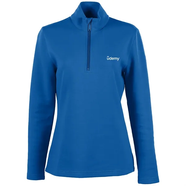 Women's fleece with a 1/4 zip, UV protection, and pill and... from ASI 57653 Gold Bond