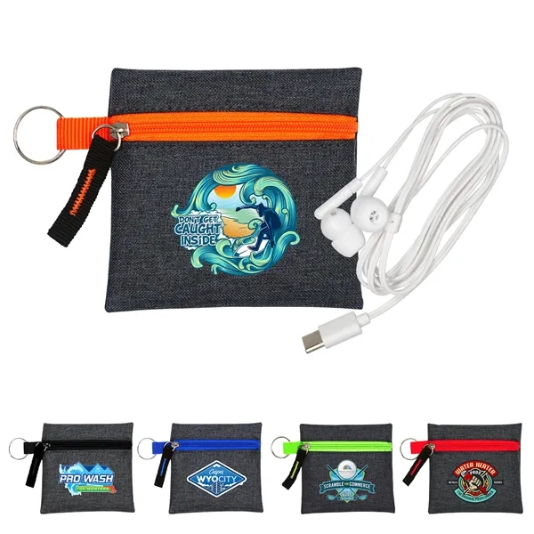 G Line Type C Ear Bud Pouch... from ASI 30208 A P Specialties / AP Specialties