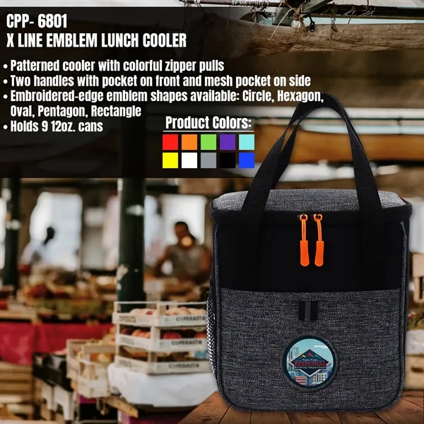 X LINE EMBLEM LUNCH COOLER... from ASI 30208 A P Specialties / AP Specialties
