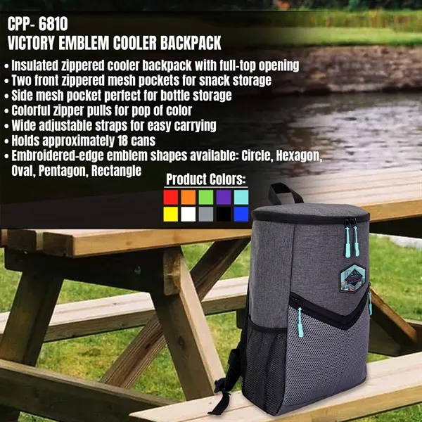 VICTORY EMBLEM COOLER BACKPACK... from ASI 30208 A P Specialties / AP Specialties