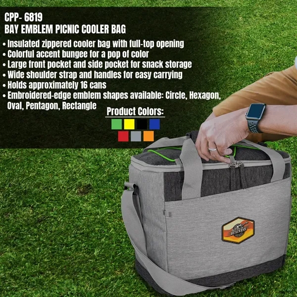 BAY EMBLEM PICNIC COOLER BAG... from ASI 30208 A P Specialties / AP Specialties