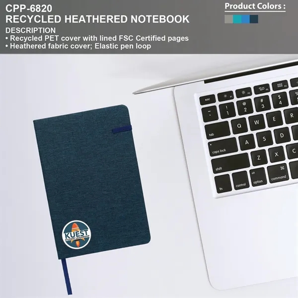 Recycled Heathered Notebook... from ASI 30208 A P Specialties / AP Specialties