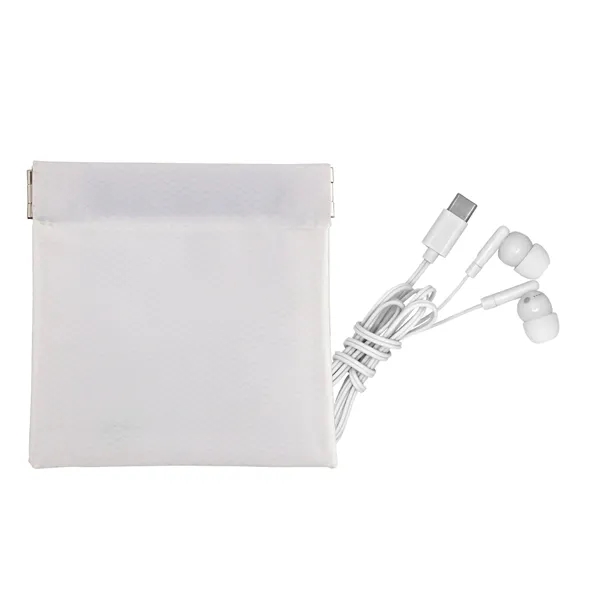 Colorful Type C Ear Bud Pop Up Pouch... from ASI 30208 A P Specialties / AP Specialties