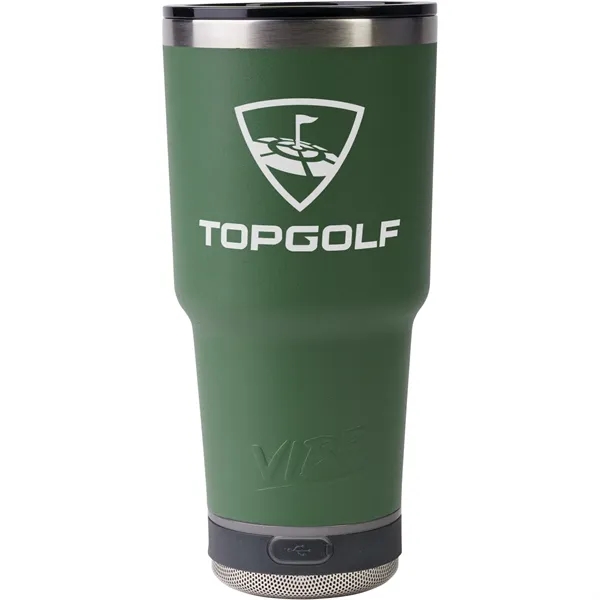 28-ounce bottle with double-wall insulation, Bluetooth speaker, microphone, and LED light.... from ASI 57653 Gold Bond