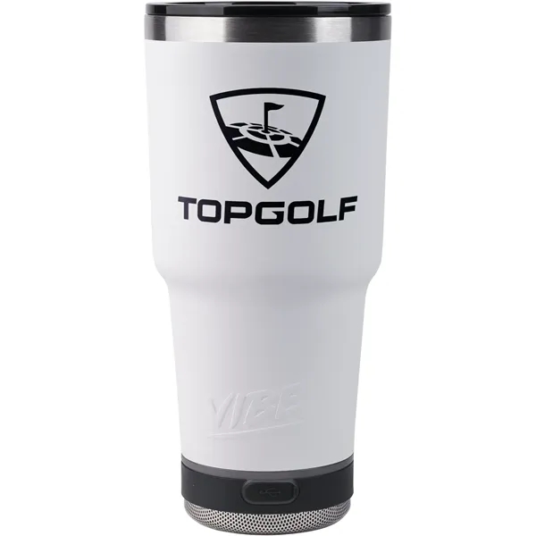 28-ounce bottle with double-wall insulation, Bluetooth speaker, microphone, and LED light.... from ASI 57653 Gold Bond