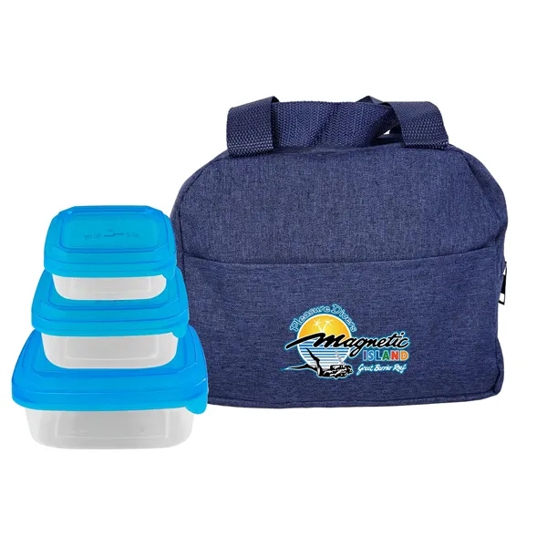 Portion Control Heathered Cooler... from ASI 30208 A P Specialties / AP Specialties