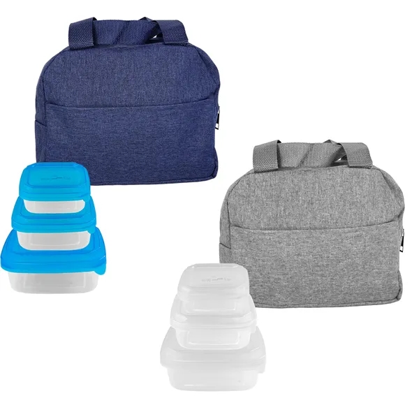 Portion Control Heathered Cooler... from ASI 30208 A P Specialties / AP Specialties