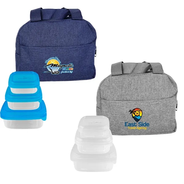 Portion Control Heathered Cooler... from ASI 30208 A P Specialties / AP Specialties