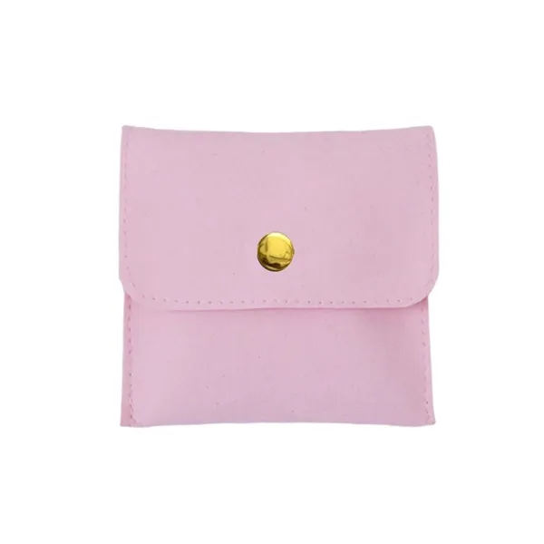 Microfiber pouch with snap-fastener plus 1c1p silkscreen imprint plus standard shipping... from ASI 37218 Athena Promo (tm)