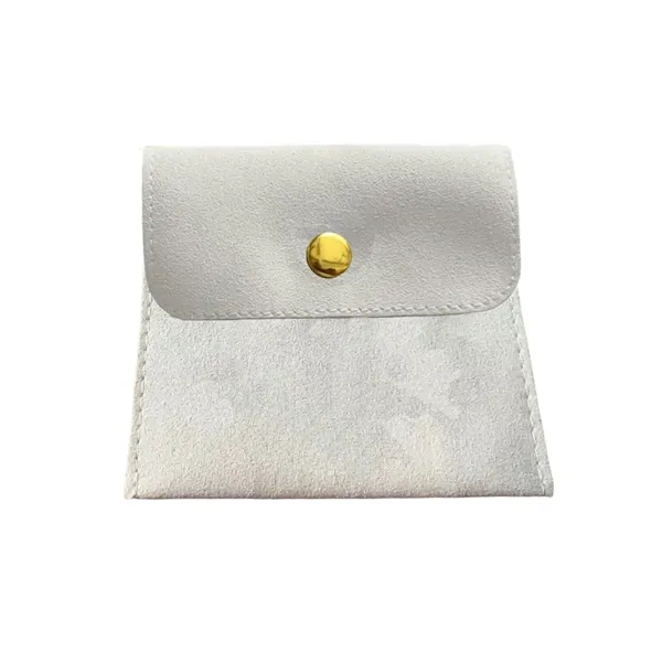 Microfiber pouch with snap-fastener plus 1c1p silkscreen imprint plus standard shipping... from ASI 37218 Athena Promo (tm)