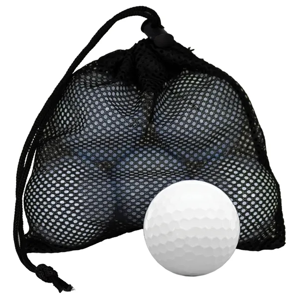 Golf set with golf balls and a mesh drawstring bag.... from ASI 57653 Gold Bond