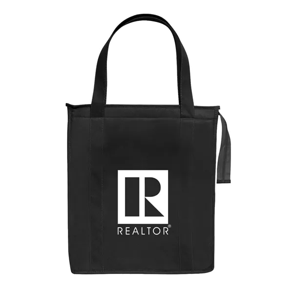 Non-woven reusable insulated tote bag made of 80 GSM.... from ASI 63549 Jornik Manufacturing Corp