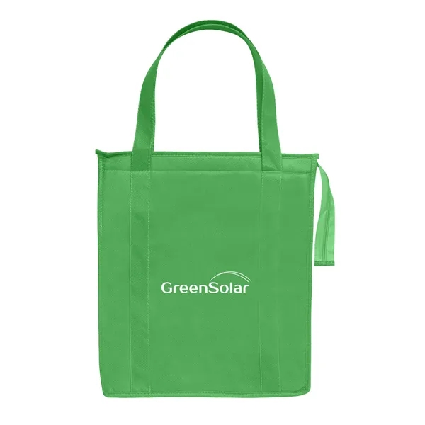 Non-woven reusable insulated tote bag made of 80 GSM.... from ASI 63549 Jornik Manufacturing Corp