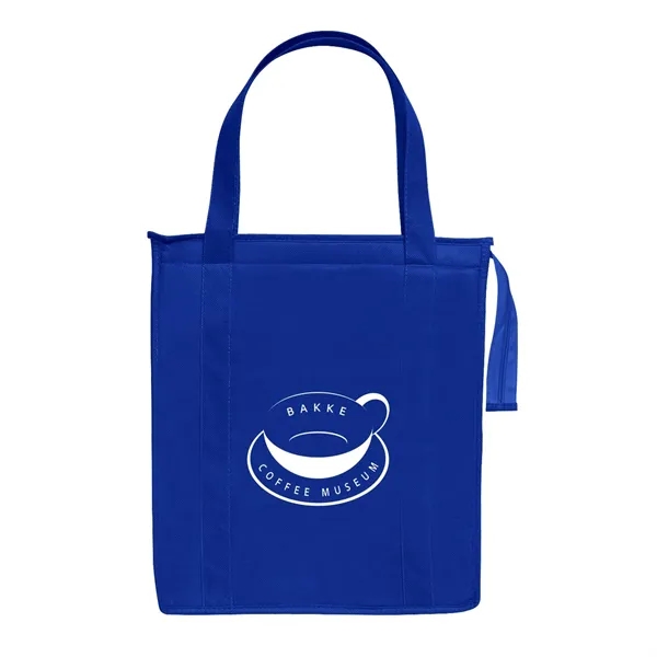 Non-woven reusable insulated tote bag made of 80 GSM.... from ASI 63549 Jornik Manufacturing Corp