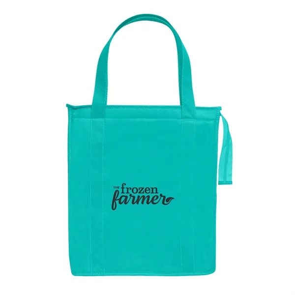 Non-woven reusable insulated tote bag made of 80 GSM.... from ASI 63549 Jornik Manufacturing Corp