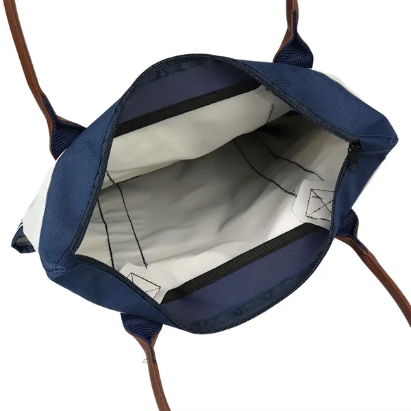 Tote bag with side pockets, zipper, and reinforced handles.... from ASI 90859 Tempo Industries Inc / Tempo Tempoline