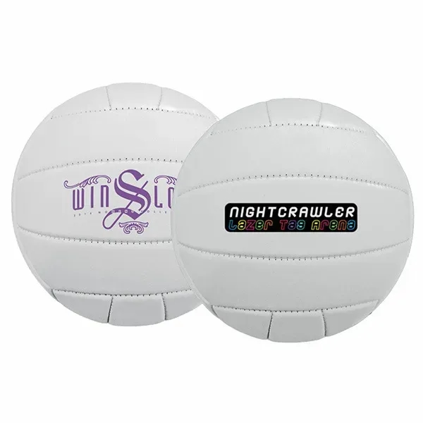 26" full size synthetic leather volleyball with18 panels and customization.... from ASI 55675 Galaxy Balloons Inc / Galactic Fun Time Line