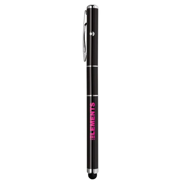3-in-1 Laser Pointer Metal Cap Off Ballpoint Stylus Pen... from ASI 31517 Admart Products / Admart Line
