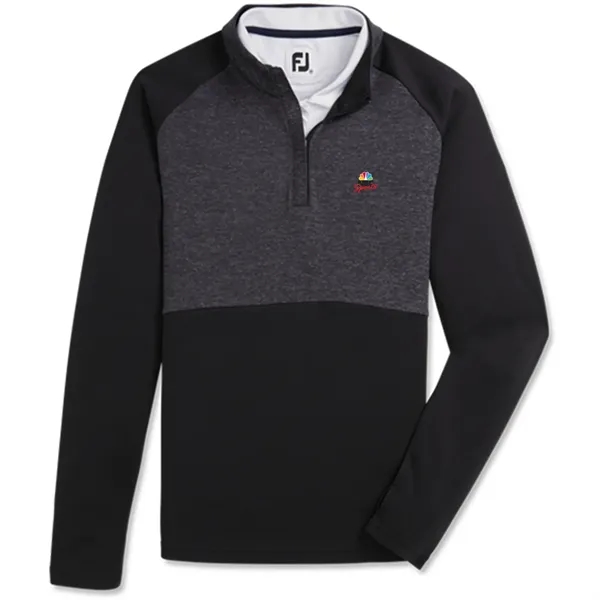 Women's quarter zip with four-way stretch and antimicrobial finish.... from ASI 57653 Gold Bond