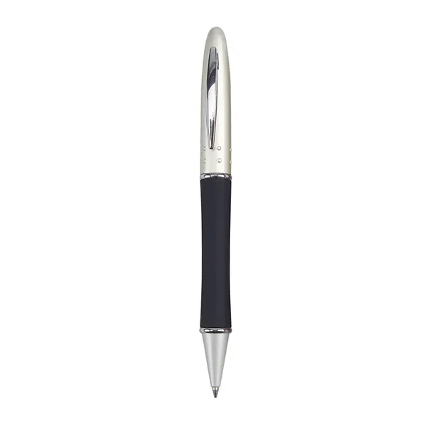 Twist action ballpoint pen with solid brass cap.... from ASI 31517 Admart Products / Admart Line