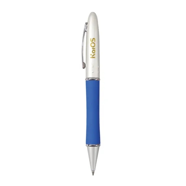 Twist action ballpoint pen with solid brass cap.... from ASI 31517 Admart Products / Admart Line